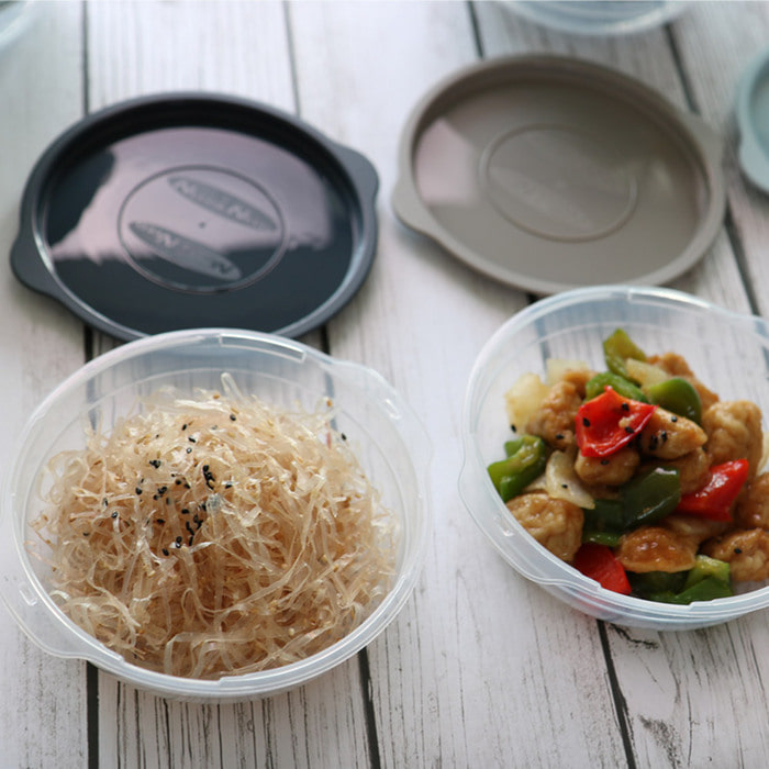 보노쿡 밀폐용기 450ml x 4P 집밥소분 냉동밥 전자레인지그릇